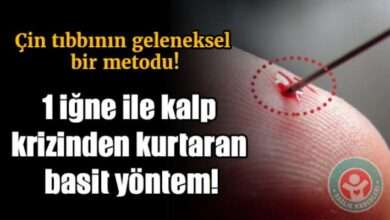 1 iğne ile kalp krizinde hayat kurtaran basit yöntem!