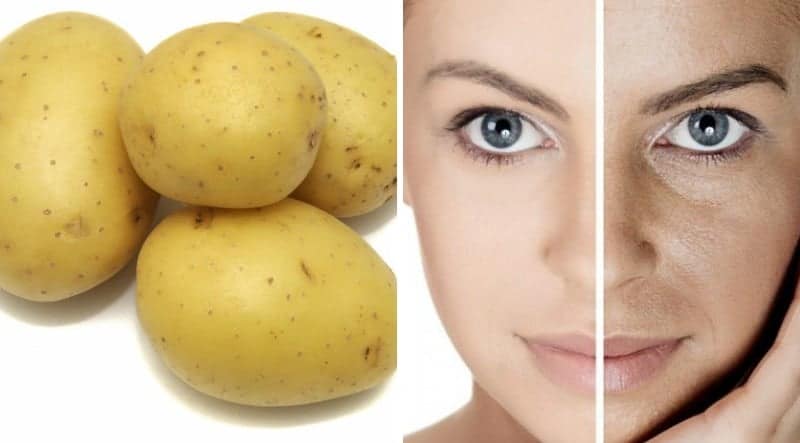 5 11 Pürüzsüz bir cilt için patates maskesi