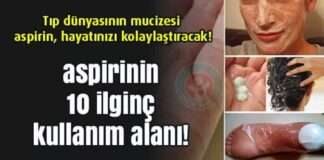 Aspirinin 10 İlginç Kullanım Alanına Şaşıracaksınız!