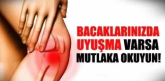 Bacağınızda Ki Uyuşmayı Sakın Hafife Almayın!