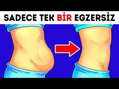 Basit bu egzersiz ile sırt ve göbek bölgenizdeki yağları eritin