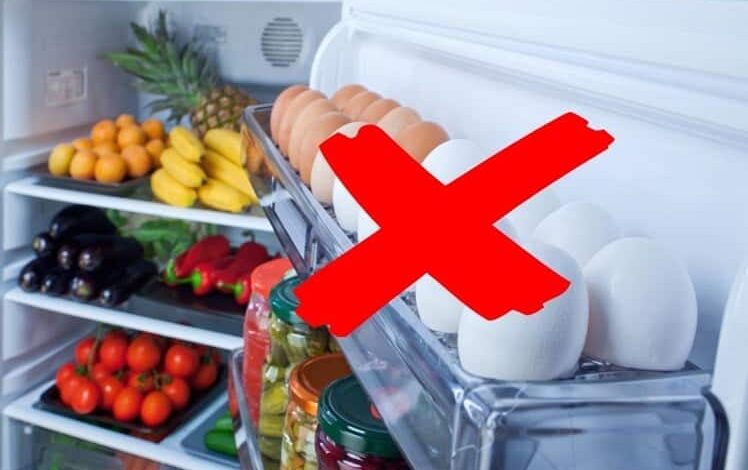 Yumurtaları Buzdolabı Kapağına Sakın Koymayın!
