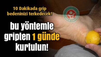 Bu yöntemle gripten sadece 1 günde kurtulun!