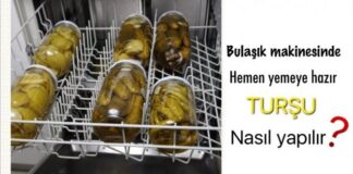 Bulaşık Makinesinde Hızlı Turşu Nasıl Yapılır?