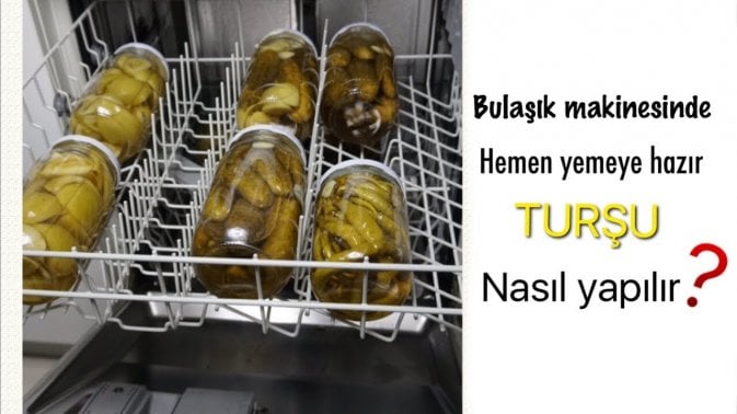 Bulaşık Makinesinde Hızlı Turşu Nasıl Yapılır?