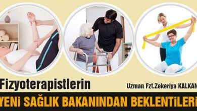 Fizyoterapistlerin yeni Sağlık Bakanından beklentileri