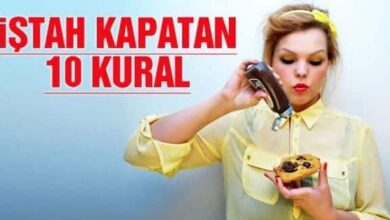 İştah kesen 10 altın kural!