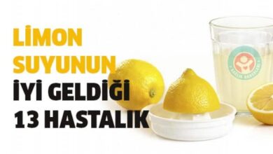 Limon suyunun iyi geldiği 13 hastalık