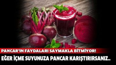 Pancar Kan Şekerini Azaltır