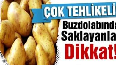 Patatesi Buzdolabında Saklayanlar Dikkat!
