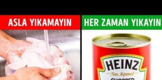 Pişirmeden önce yıkamanız ve yıkamamanız gereken 10 gıda
