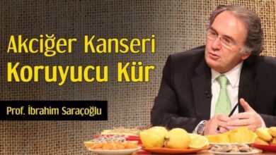 Prof. İbrahim Saraçoğlu'ndan akciğer kanserine karşı koruyucu kür tarifi