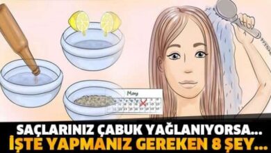 Saçlarınız çabuk yağlanıyorsa işte yapmanız gereken 8 şey!