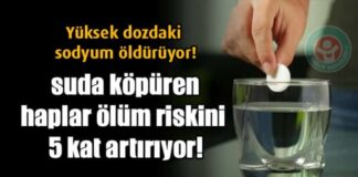 Suda çözülen ilaçlar ölüm riskini 5 kat arttırıyor!