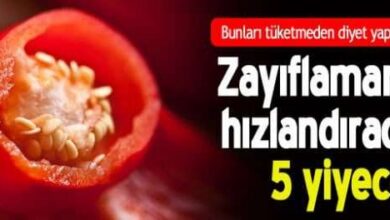 Zayıflamanızı hızlandıracak 5 yiyecek!