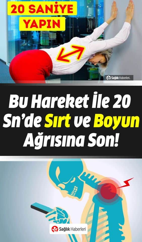 Bu Hareket İle 20 Saniyede Sırt Ağrısına Son!