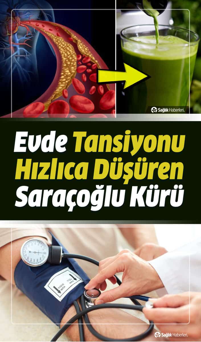 Evde Tansiyon Nasıl Düşürülür? İbrahim Saraçoğlu Doğal Tansiyon Düşürücü Kür Tarifi