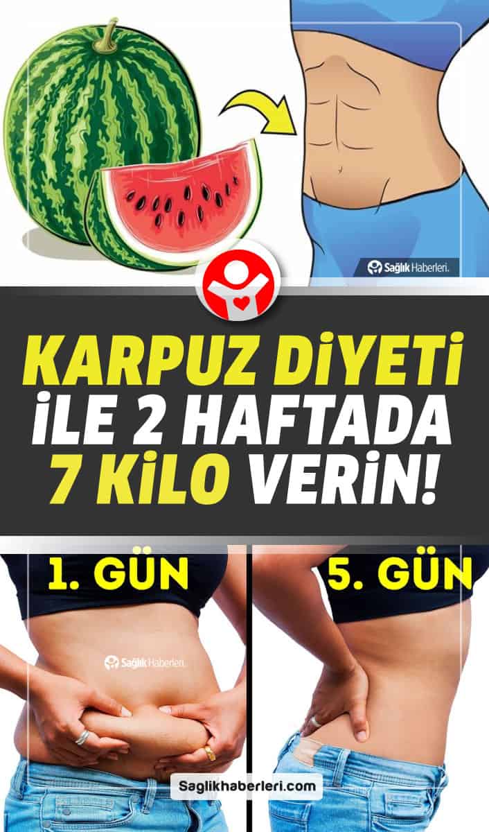 Karpuz diyeti 2 haftada 7 kg verdiriyor!