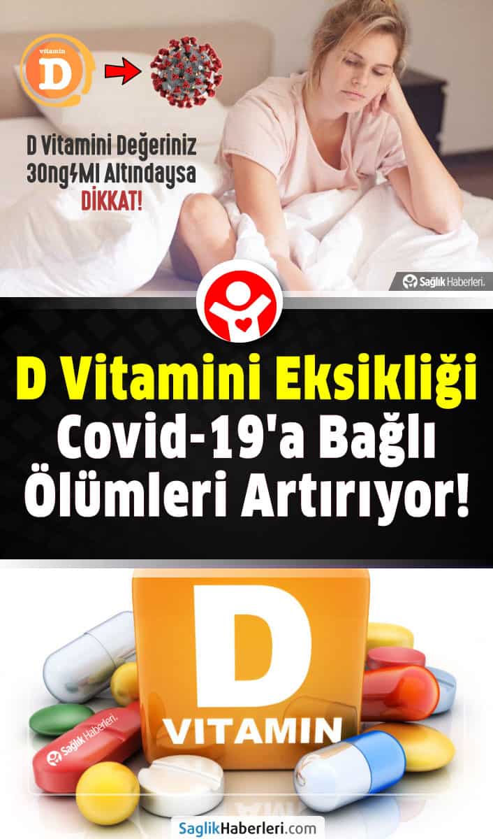 D vitamini eksikliği covid-19’a bağlı ölümleri artırıyor!