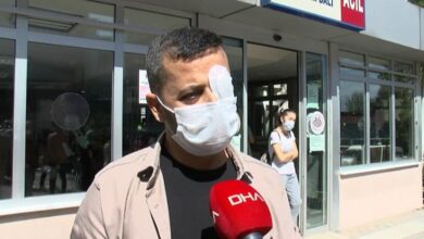 Uğradığı saldırıda gözüne darbe alan sağlık çalışanı taburcu edildi