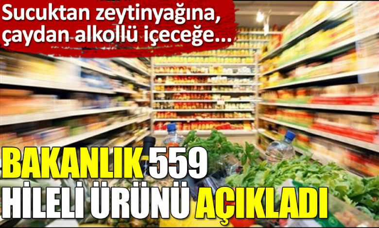 371 firma ve 559 hileli ürün! Mideniz bulanacak
