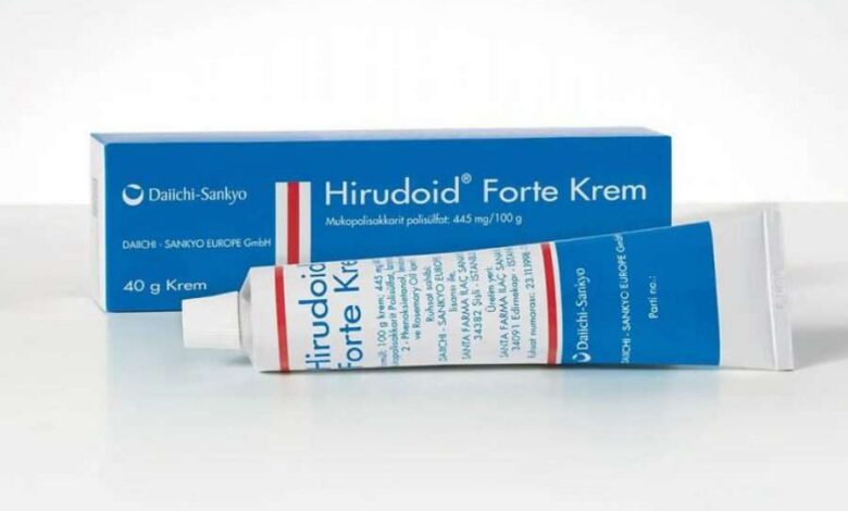 Hirudoid krem yüze, göz altına, dudağa sürülür mü?