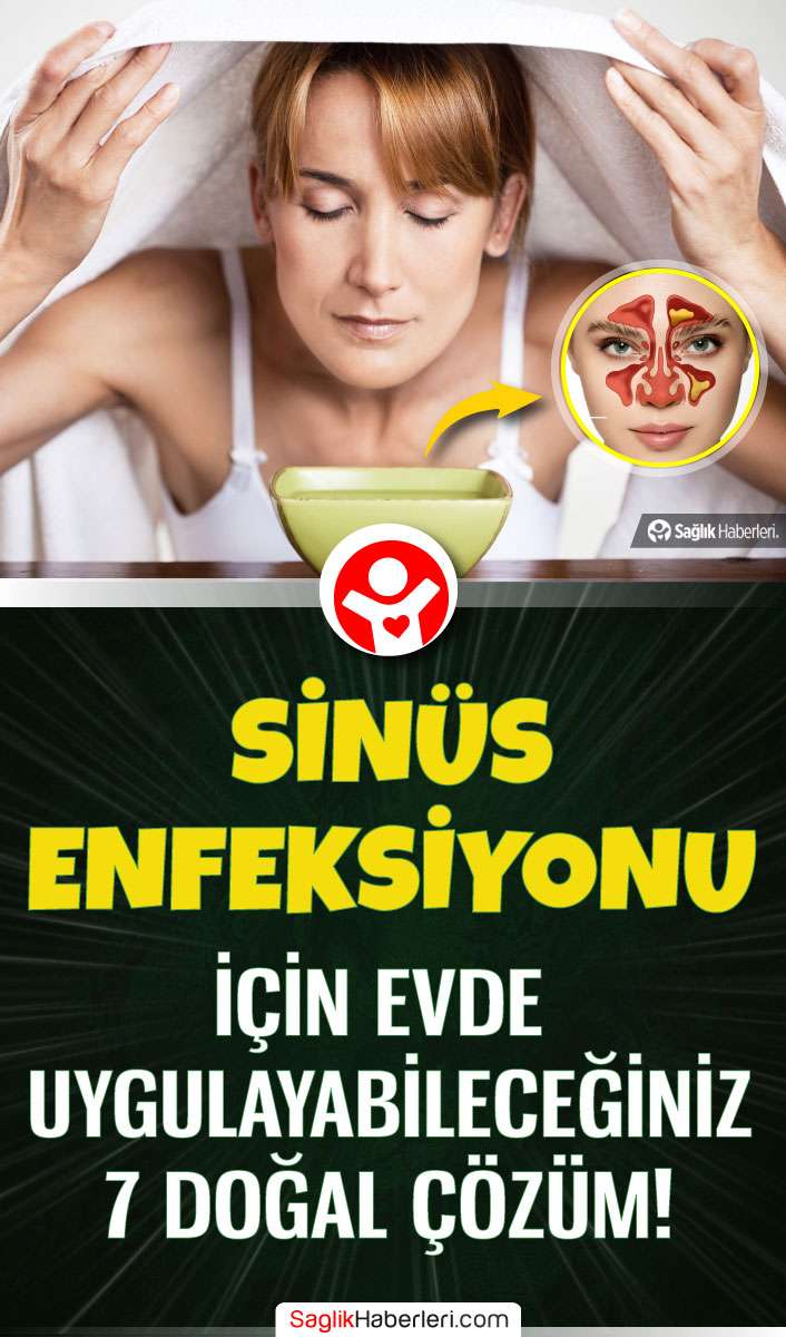 Sinüs enfeksiyonu için kanıtlanmış evde 7 doğal çözüm