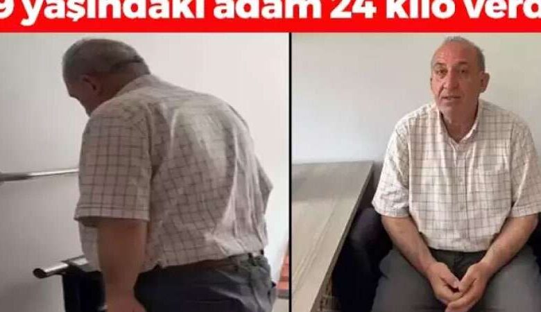59 Yaşındaki Adam 24 Kilo Verdi! İşte Yağları Eriten O Besinler