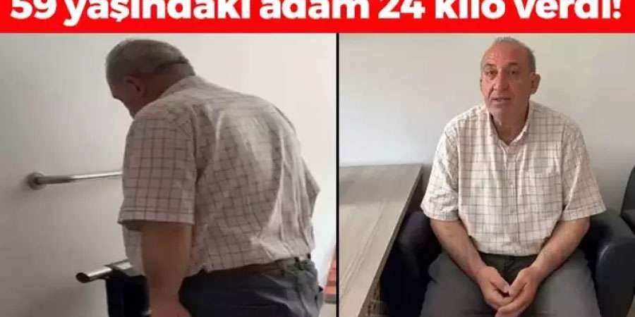 59 Yaşındaki Adam 24 Kilo Verdi! İşte Yağları Eriten O Besinler