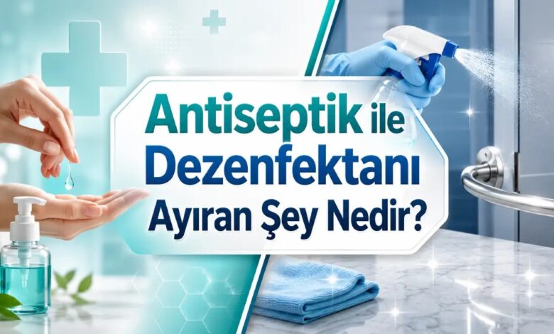 Antiseptik ile Dezenfektanı Ayıran Şey Nedir?